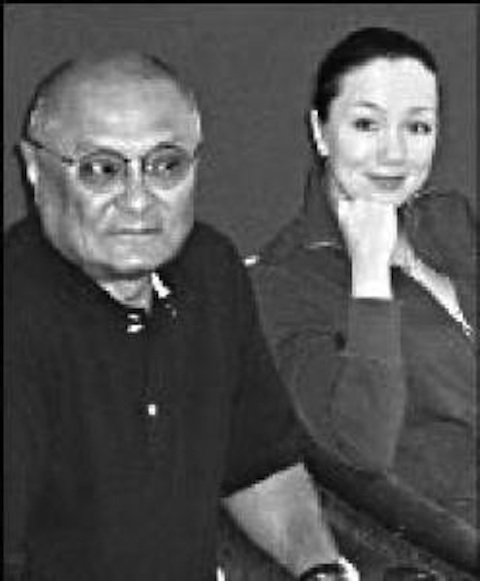 Эльдор Уразбаев с женой