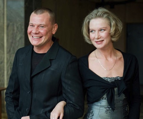Владислав Галкин с женой