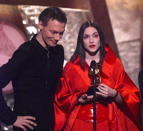 Уильям Орбит и Мадонна на вручении премии Grammy