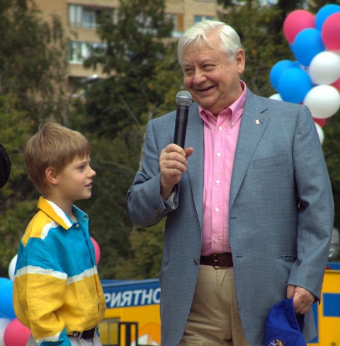 Олег Табаков с сыном Павлом