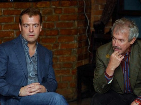Дмитрий Медведев и Андрей Макаревич