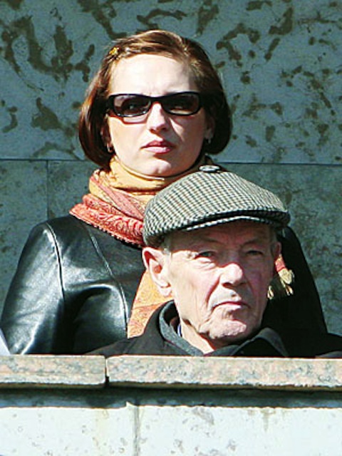 Кирилл Лавров с гражданской женой