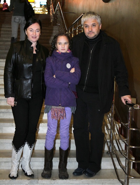 Лариса Гузеева с мужем и дочкой