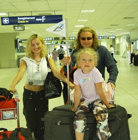 Леонид Агутин и Анжелика Варум с дочкой